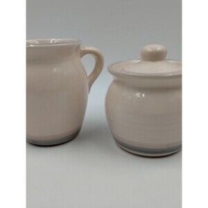 Pfaltzgraff Sunrise or Aura pattern  Sugar Bowl and Creamer